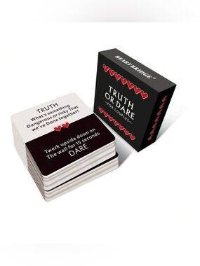 Truth or Dare card game for Couples, +spice & fun to date night w/your Partner!